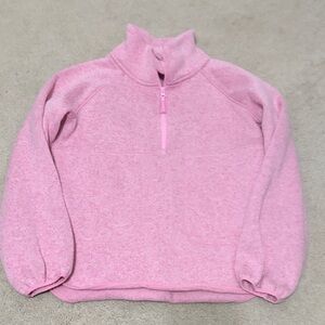 Old Navy Cozy Pink Girls Sweatshirt size 10/12 barely to never worn